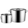 JPHZNB 304 Extra Thick Stainless Steel Multi-Purpose Pot with Lid