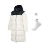 Li Ning Hot Pots Down Collection Down Jacket Unisex Ecru AYMU507-1