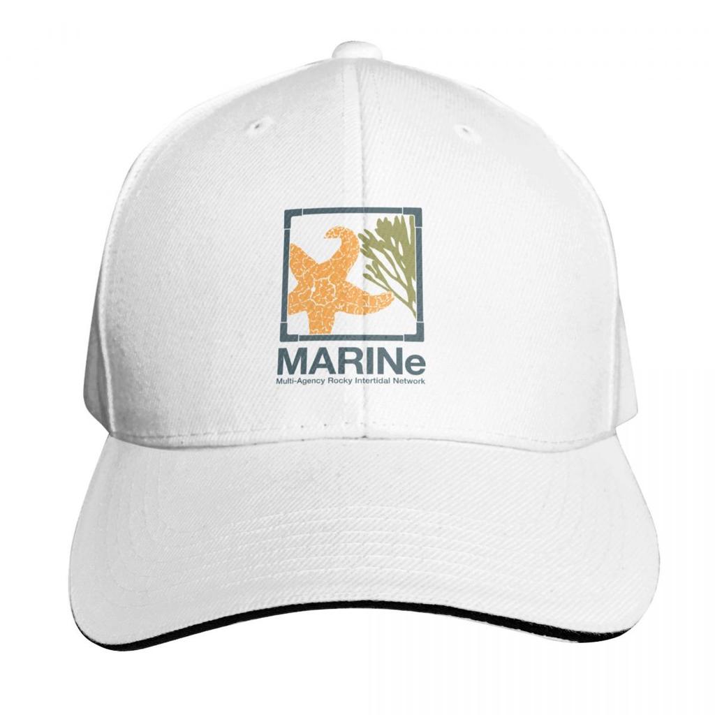 Primary MARINe Logo Square Baseball Cap GentleUnisex Hat Luxury Women Cap Winter Hat Rugby Womens Beach Visor Unisexs
