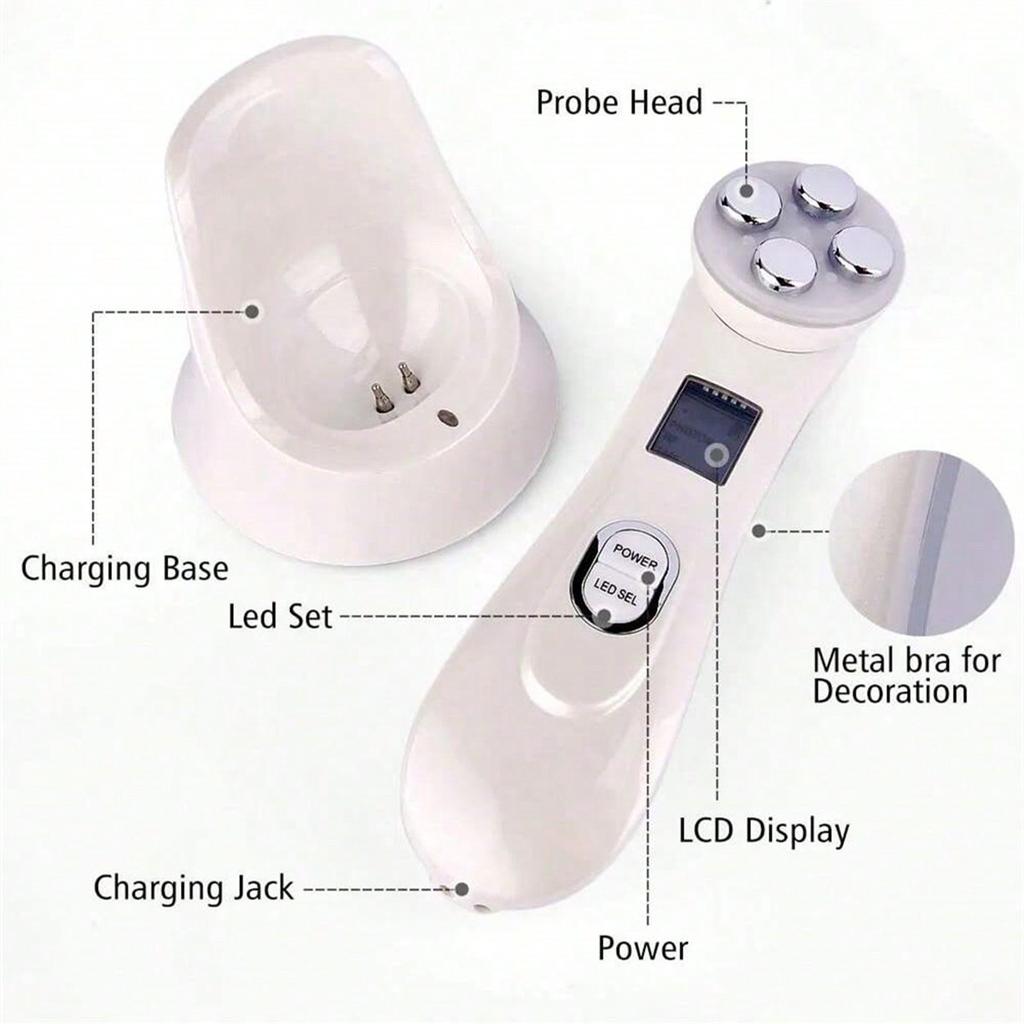 Mini For Face Skin LED Rejuvenation Wand Face Skin Care Massage Beauty Device, Led Photon Skin Care Device, Usb Rechargeable