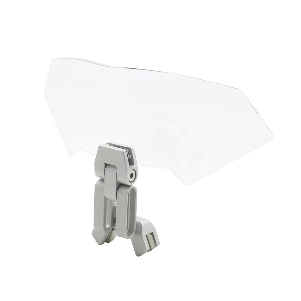 For Kawasaki BMW Ducati Honda Yamaha Suzuki Motorcycle Windshield Extension Universal Adjustable Windscreen Wind Deflector