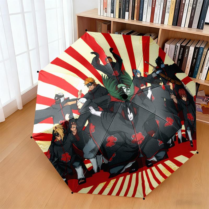 Famous Cartoon NARUTO Protagonist Uzumaki Naruto. Cartoon Umbrella, Folding, Home Essential, Iron Art, Outdoor Sunshade Umbrella, H1