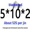 Round Blackened Thickened Metal Washer (M4-M16)