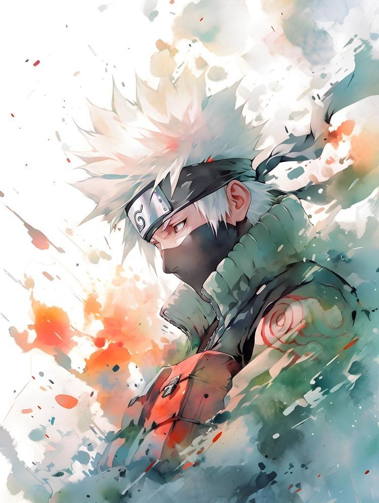 Hatake Kakashi 5D DIY Diamond Painting Naruto Embroidery Anime Cross Stitch Mosaic Rhinestones Hobby Home Decor Children's Gifts