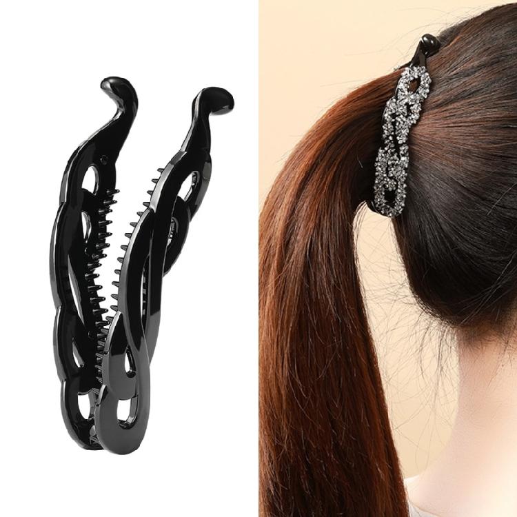 Strong Hold Banana Clip For Thick Thin Hair Plastic Ponytail Stylers Styling Solution Fashion Hairpin For Women