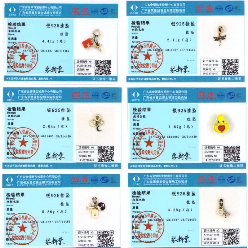 New 925 Silver Snake Coffee Cup Dog CZ Cactus Charms Beads Fit Original Women Bracelet Fine Silver Jewelry Gift