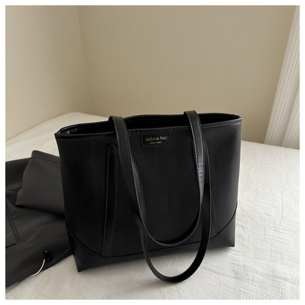 Handbag PU  Tote Bag Korean Style Ladies Commute Bag Elegant Women Shoulder Bag  Office Worker