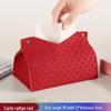 Elegant Woven Tissue Box for Home & Car - Solid Color Napkin Holder
