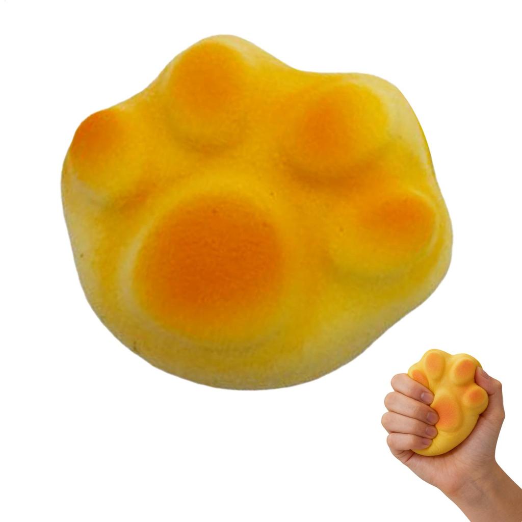 Stress Relief Squeeze Toy Slow Cat Paws Bread Squeeze Toy Super Soft Fidgets Toy Simulated Venting Stress Relieving Toy
