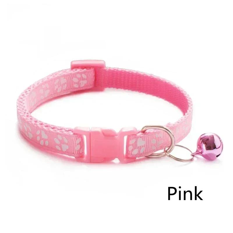 Cat and Dog Universal Dog Cat Neck Ring Small and Medium Sized Dog Teddy Adjustable Pet Towing Rope Neck Ring Bell Collar
