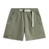 Li Ning CF Suo Solid Color Comfortable Casual Versatile Letter Work Shorts Women Shorts Tea-Green AKSV230-2