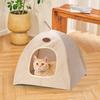 Cat Tent Indoor Outdoor Pet Tent House Portable Cat Cave Bed with Handle for Kittens Puppies Small Animals