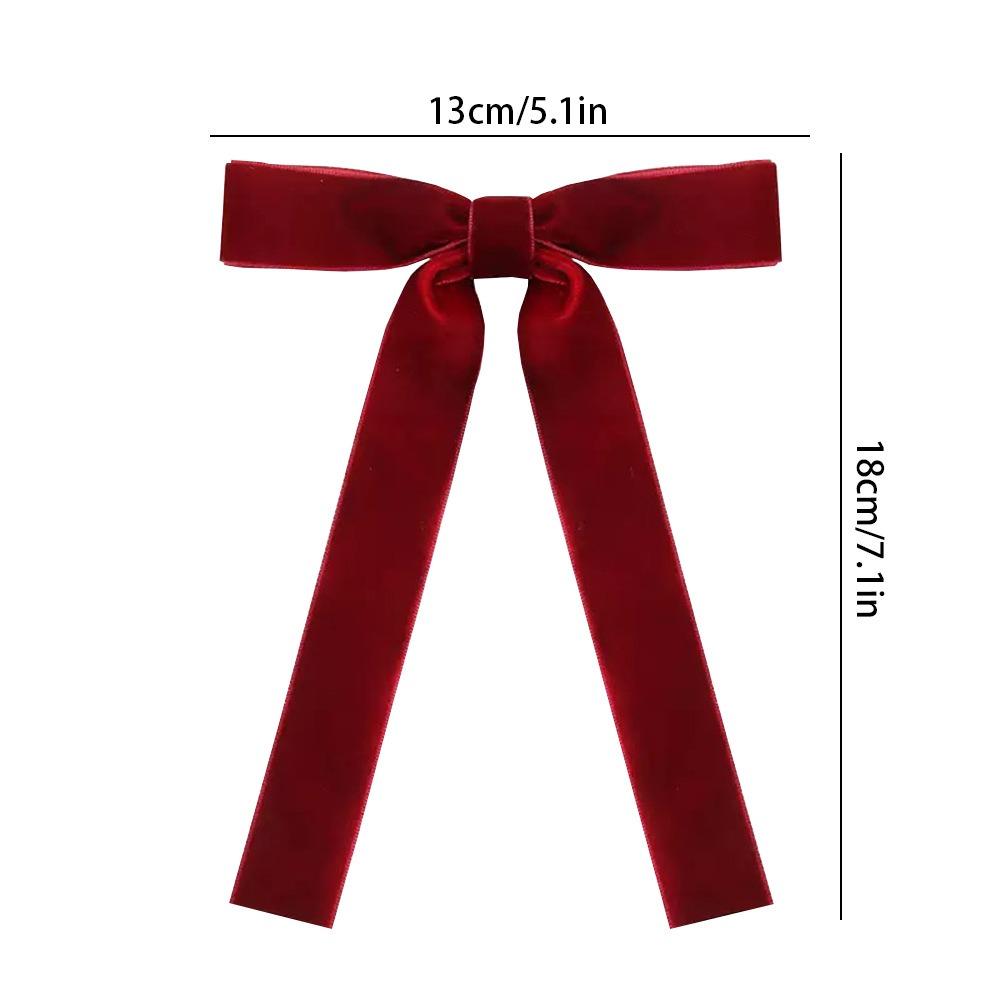 12/24 Pcs/set Velvet Velvet Ribbon Bow Red Wreath Bow New Christmas Tree Decoration  Christmas Gift