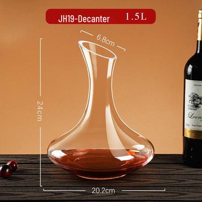 Carafa Clasică din Sticlă Îngroșată pentru Vin Roșu 1.5L