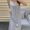 [With chest pad] Pure desire girl nightdress with chest pad summer women's pajamas, new models can be worn outside casual loungewear