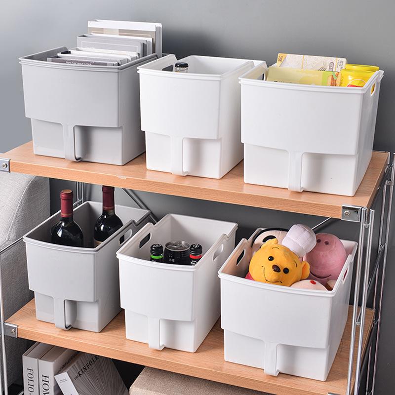 Japanese Kitchen Storage Box Organizer with Handle