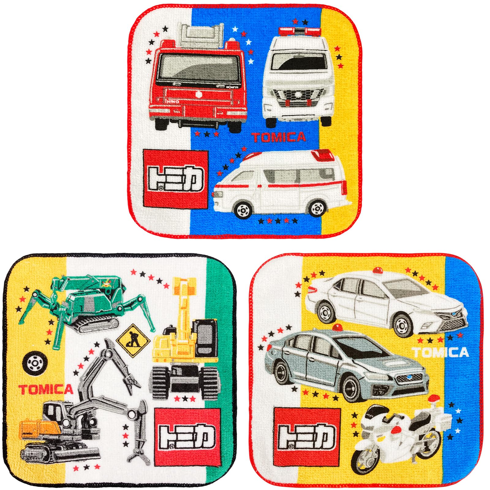

Hayashi Мини-набор из 3 штук 16 x 16 Tomica PO462900 Полотенца, Дизайны, Прибл.. см, Бриллиантовый,