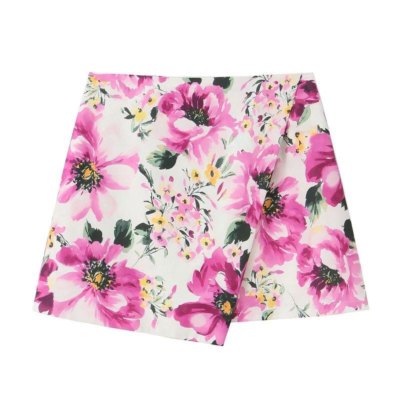 Kaslead New Arrival Women's Clothing Fashion Style Fashion Print Spaghetti-Strap Camisole Top Casual Pantskirt