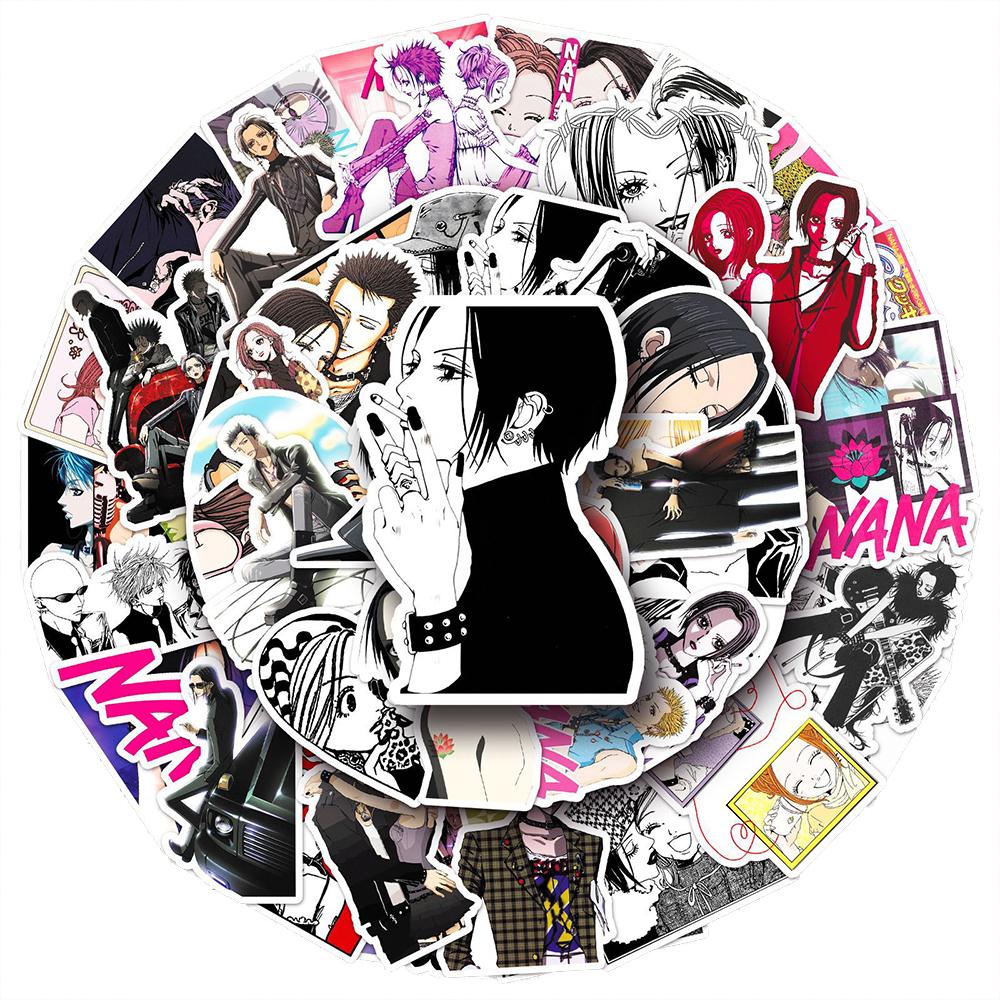 10/30/50pcs Anime NANA Stickers Decals Toy DIY Laptop Motorcycle Phone Case Car Travel Luggage Diary Graffiti Decoration Sticker