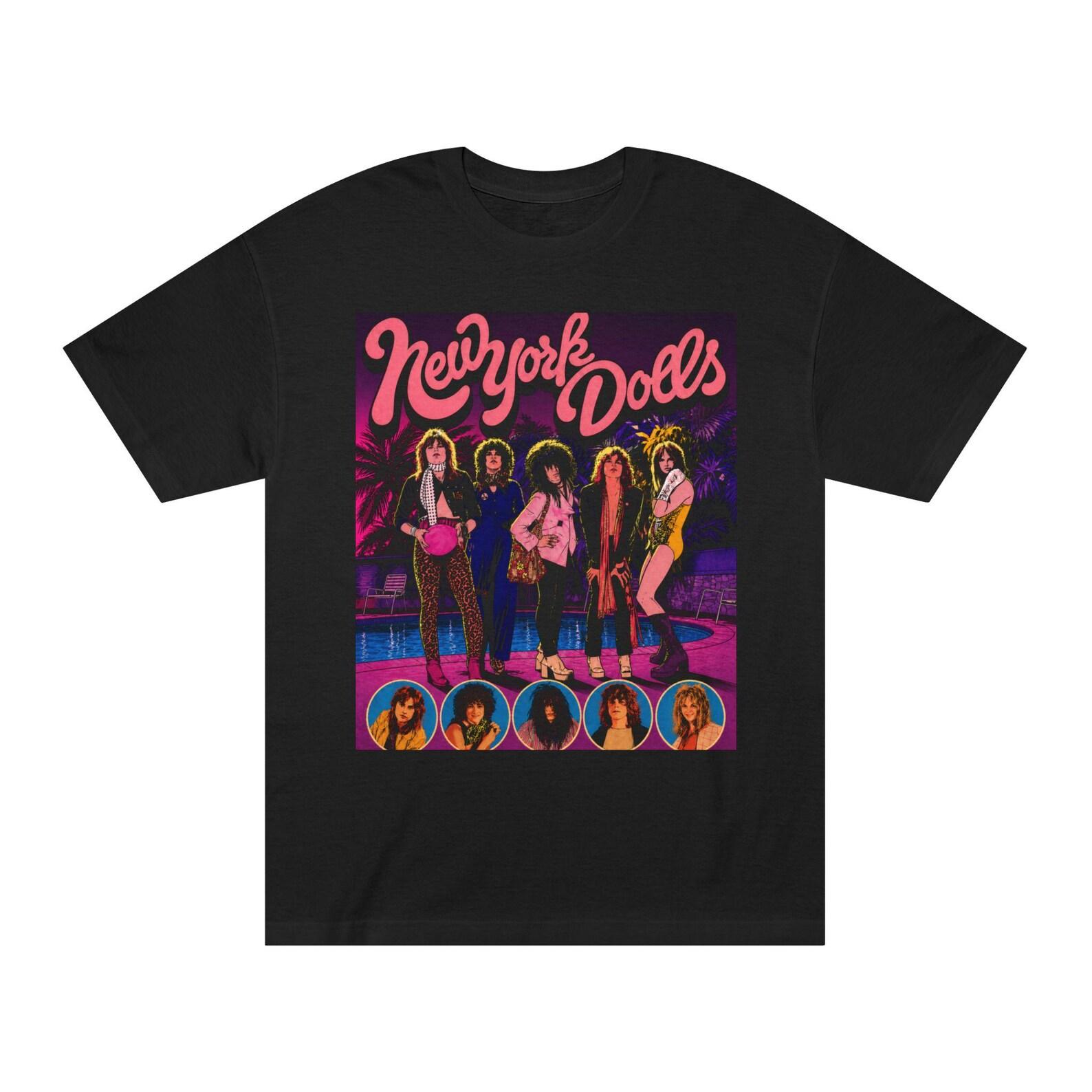 New York Dolls Tee | Vintage Rockstar Band Graphic Shirt XL