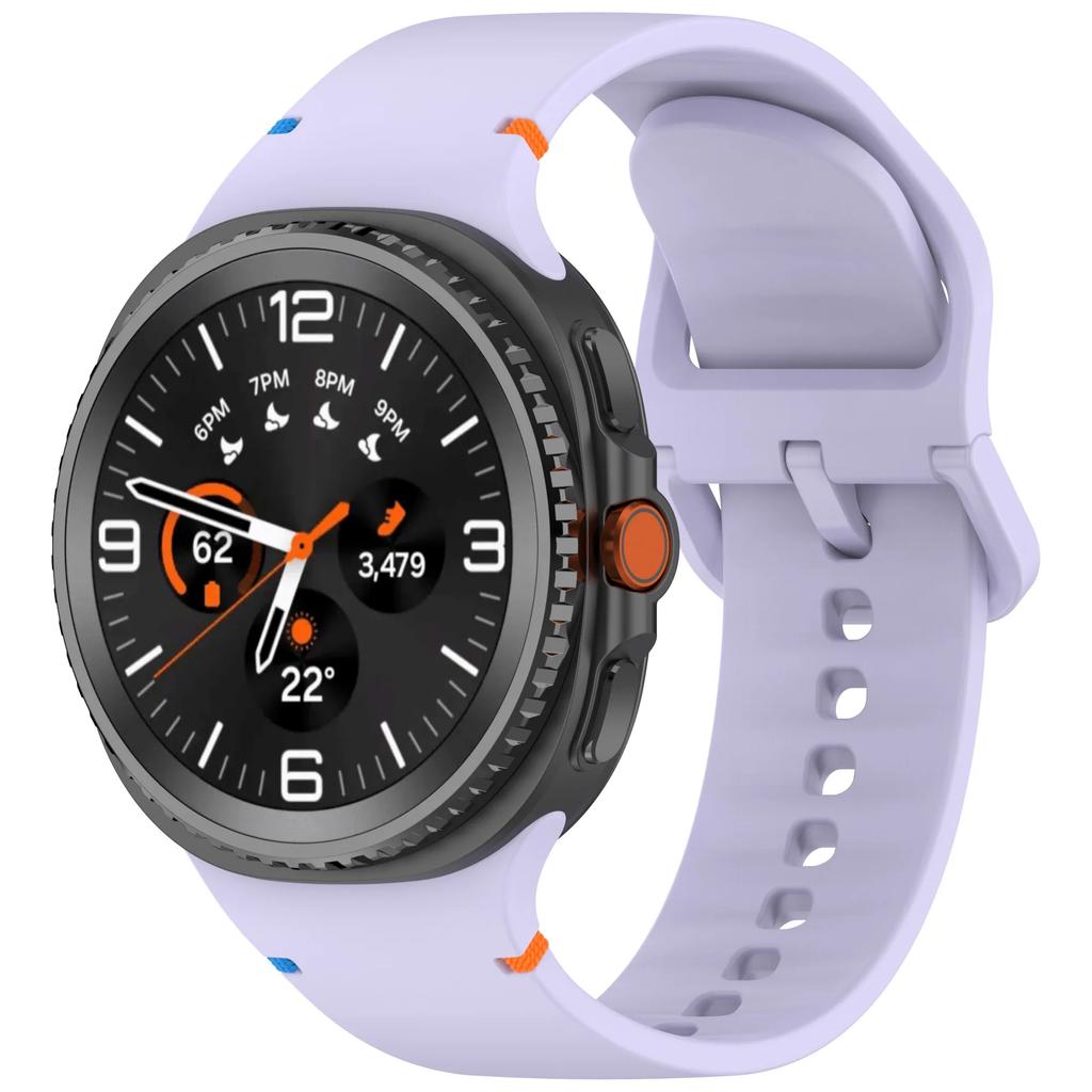 Originální silikonový pro Samsung Galaxy Watch 8/8 classic 40mm 44mm 46mm řemínek Sportovní correa pulseira náramek Galaxy Watch 8 pásek