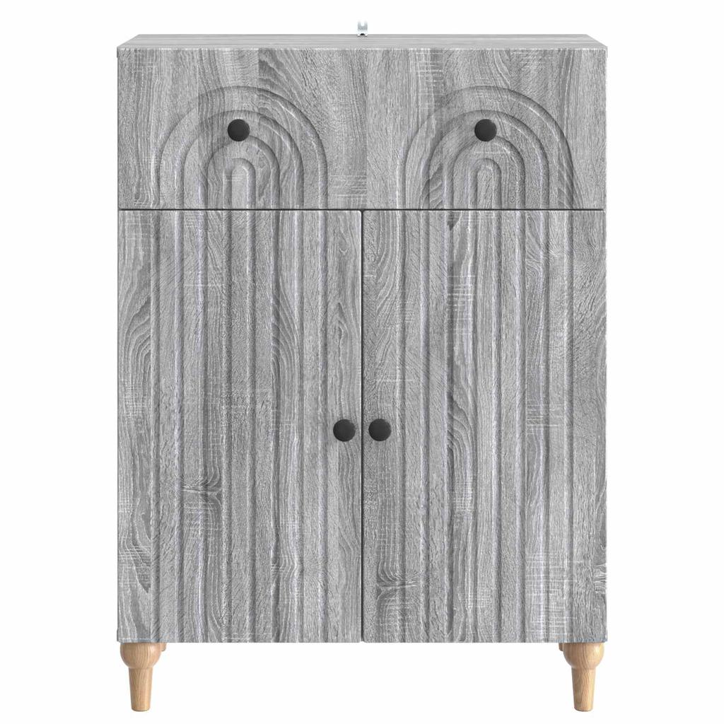 Sideboard Grey Sonoma 66 x 34.5 x 90 cm Particleboard