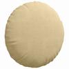 Seat Cushion Set 2 Pcs Grey Green Ø60 X 21 Cm Cord Fabric