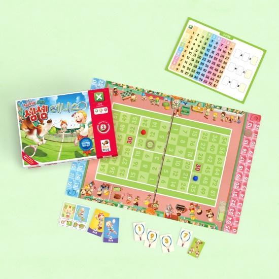 Happy Baobab Sem Sem Tennis Board Game: Elementary Math & Multiplication Tables
