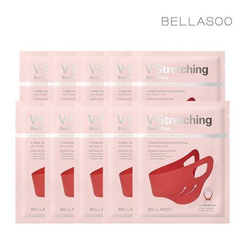 [CKD] VELLA V Stretching Band Mask 12g x 10 Sheets_636840