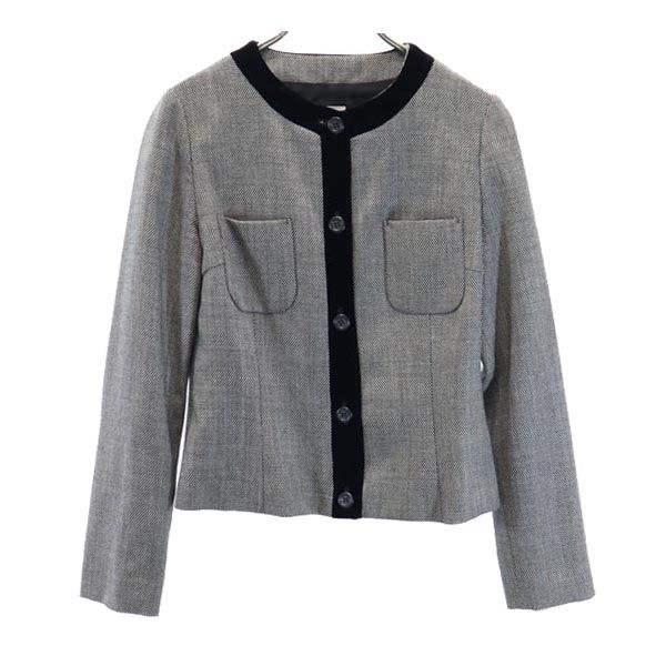 Ships Wolle Made in Japan Rockanzug Set 36 Schwarze Serie Keine Farbe Jacke Damen Gebraucht