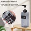 Suream Waterproof Labels for Plastic/Glass Bottles, Kitchen&Bathroom Stick Lable for Shampoo, Soap, Lotion, Conditioner, Home Organization, Soap