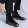 Men's English style Chelsea shoes business shoes fashionable and versatile men's formal shoes men's work and attendance shoes