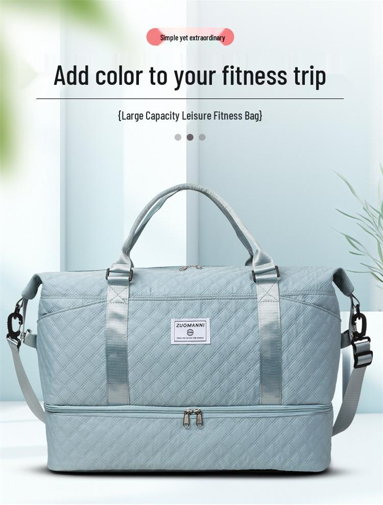 Large Capacity Travel Bag for Business, Maternity, and Fitness – Mother-Child Carry-On Luggage with Yoga Storage