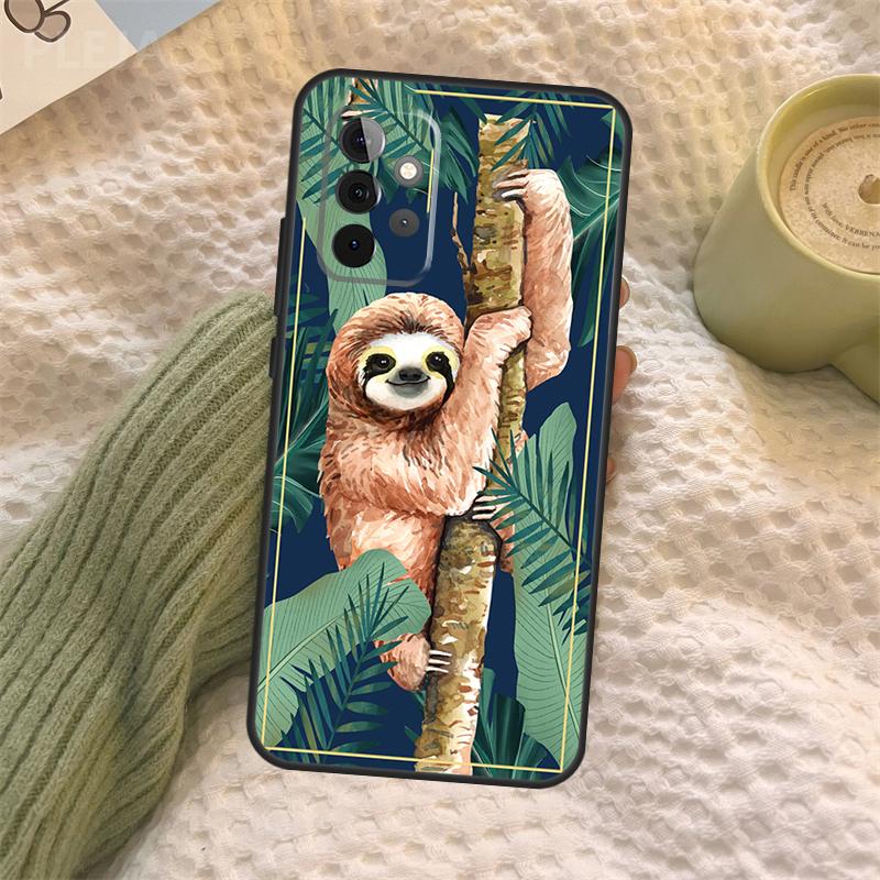 Sloth For Samsung Galaxy A52 A52S A32 A12 A22 A72 A21S A50 A70 A71 A51 A33 A73 A53 Cover Case
