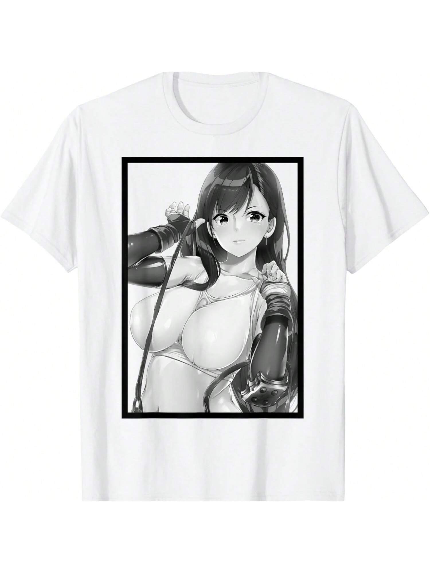 Aesthetic Japanese Anime Lewd Waifu Otaku T-Shirt S разноцветный