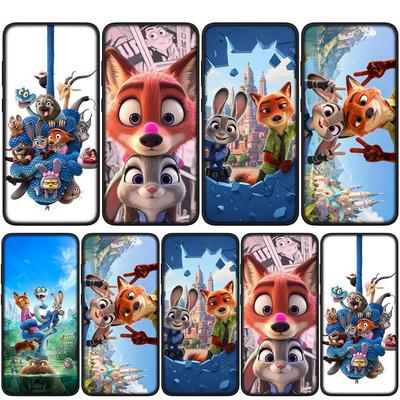 Dla iPhone 17 16 15 Xiaomi Poco F7 F8 X7 X6 C85 C75 C71 M8 Redmi Note 14 13 12 11 Pro Max 14C 13C 15C A4 Etui na Telefon Anime Nick Zootopia Judy 2 Pokrowiec