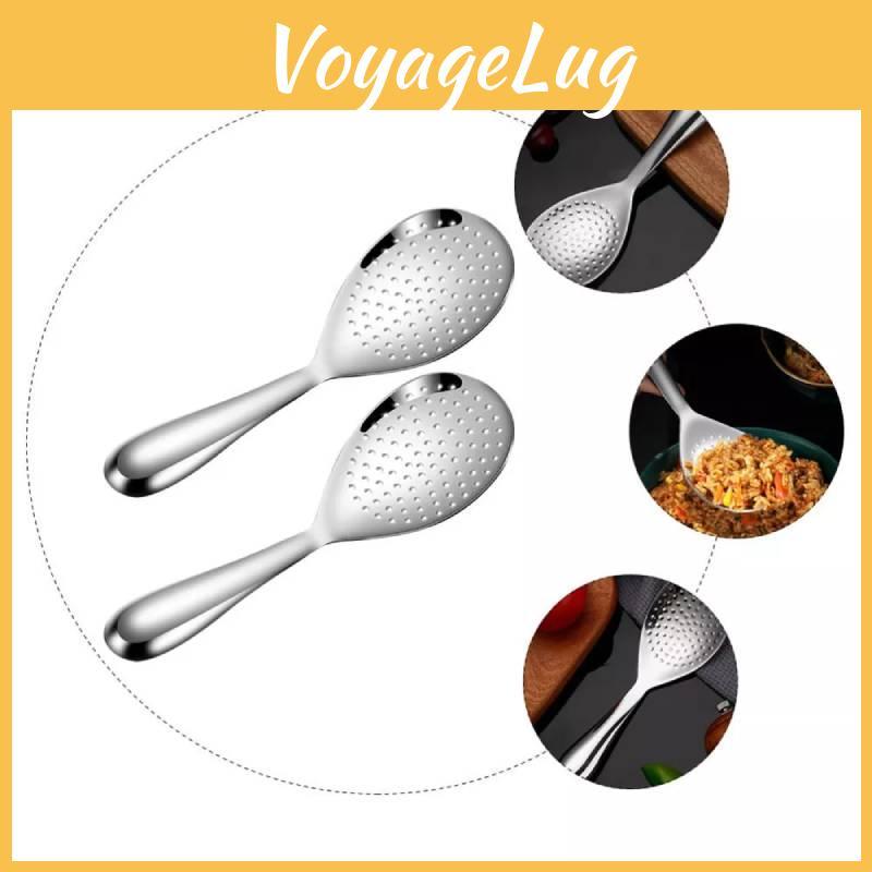 Modern Stainless Steel Serving Spoon For Kitchen And Buffet Perfect For Rice And Dishes