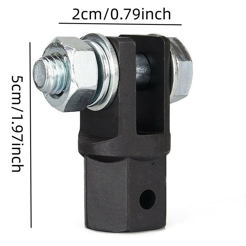 

1/2 Inch Scissor Jack Adapter and Socket Adapter for Most Jacks Chrome Vanadium Steel Scissor Jack Adapter Drive Impact Wrench чёрный