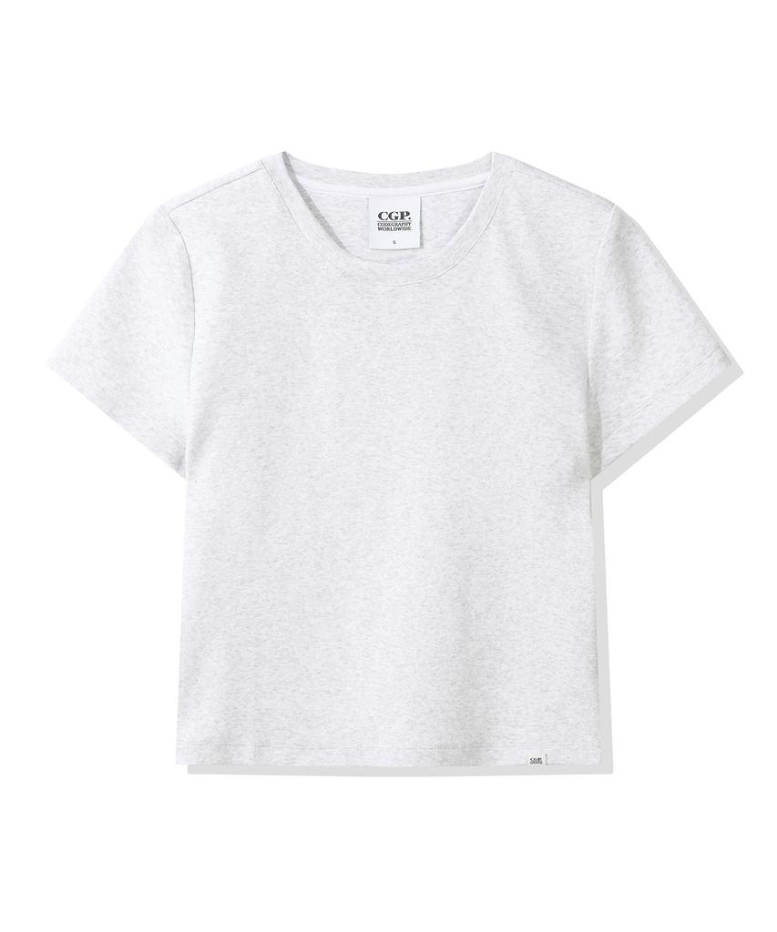 CGP (Women) Mini Short Sleeve T-Shirt - Melange Gray