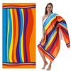 Microvezel Sneldrogende Strandhanddoek voor Zwemmen Sportschool Yoga Ultralichte Sport Handdoek met Zakken Super Absorberende Strandhanddoek Draagbaar