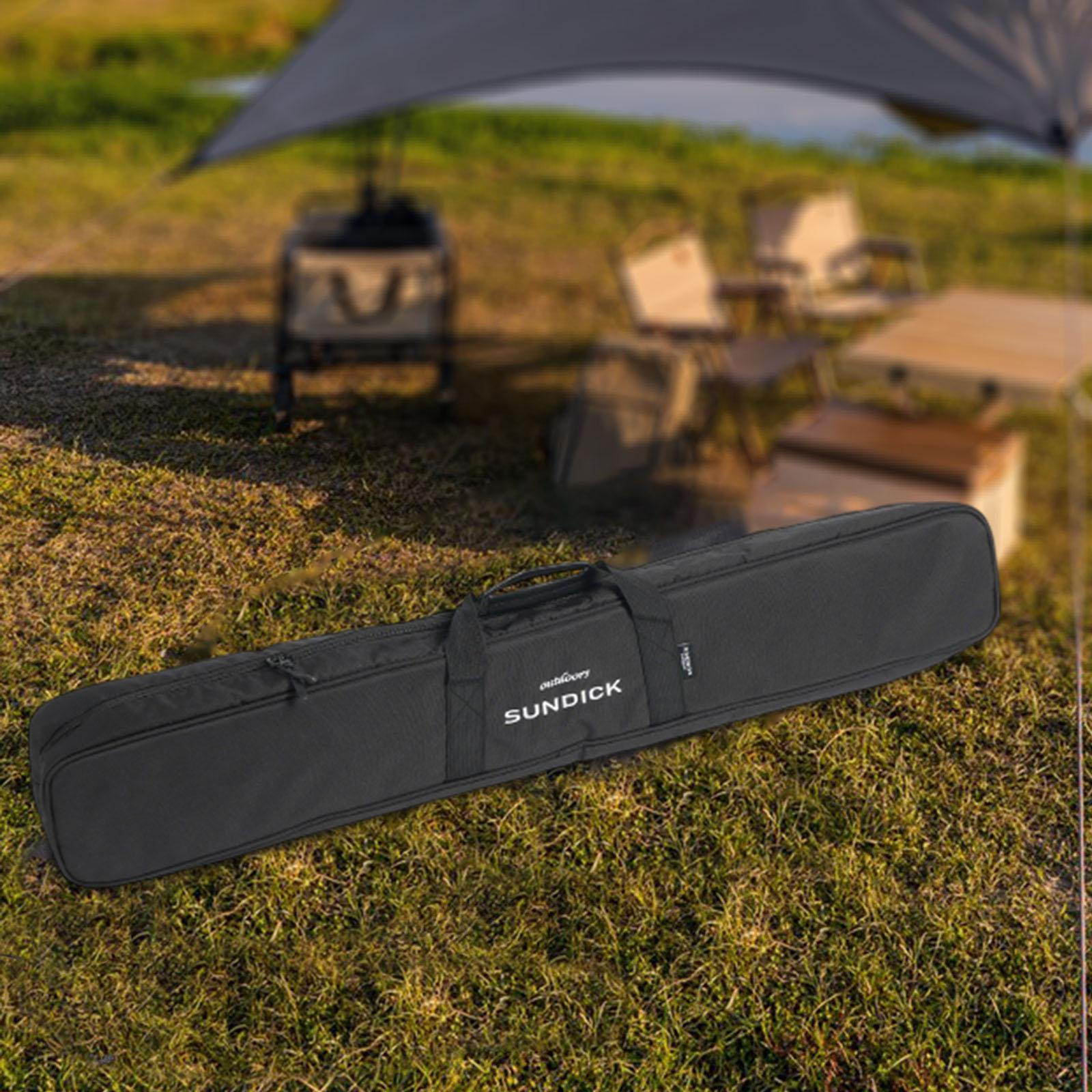 

Сумка для хранения навесных шестов для кемпинга, чехол для переноски штатива на молнии для походов