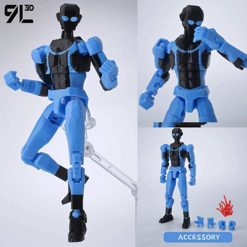 9L3D Lucky 13 Ragazzo Invincibile Conquista Omni Action Figure Modello Anime Stampato 3D Articolato Posabile Giocattolo da Collezione Regalo Fan