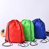 In Stock Custom Logo Polyester Sports Drawstring Backpack