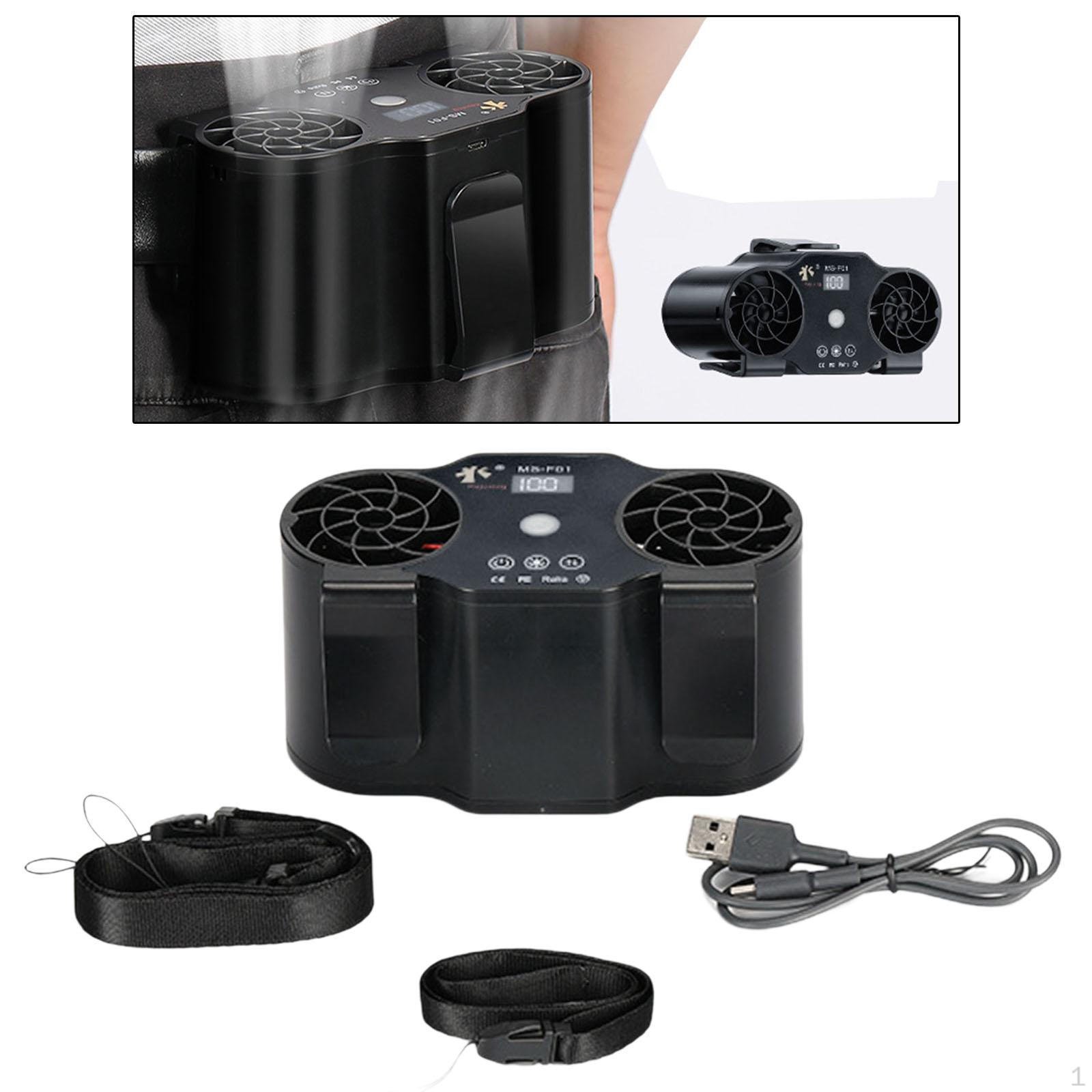 

Портативный поясной вентилятор с легким тихим столом для спальни для внутренней туристической фермы 10000mAh