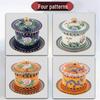 Qiuqiao Single-Person Enamel Cloisonné Copper Hot Pot & Grill