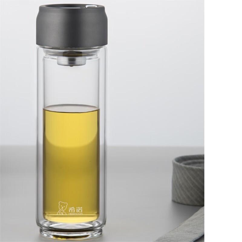 

Xinuo Double-Layer Anti-Scald Glass Cup