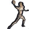 Athlete Figurine Desktop Art Figure Artwork Fans Gifts Player Statue Wood Ornament for Living Room