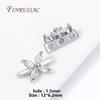 18K Gold Plated 3 Hole Separators for Beads, Inlaid Zircon Beads Separators Accessories,Handmade DIY Beading Jewelry Fittings