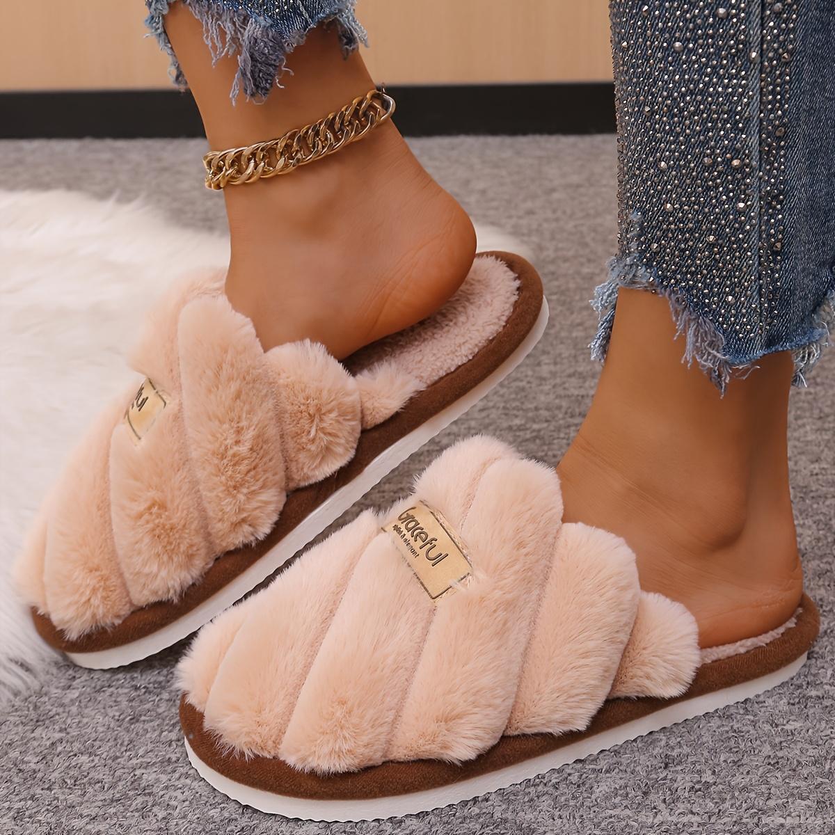 Cozy All-Season Non-Slip Striped Slip-on Slippers - Unisex Casual Fabric UpperInner EVA Sole Shoes - Hand Washable Comfort Indoor Floor Footwear 36-37 хаки 989₽