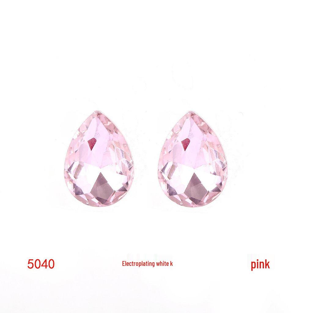Colored Glass Teardrop Pointed Rhinestones for Shoes, Bags, Nail Art & DIY Accessories
